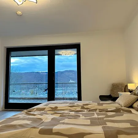 דירה Luxury Wellness Mit Schlossblick - Sauna & Whirlpool לאנשטיין