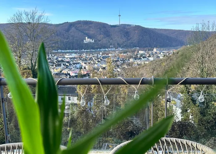 Luxury Wellness Mit Schlossblick - Sauna & Whirlpool * Lahnstein